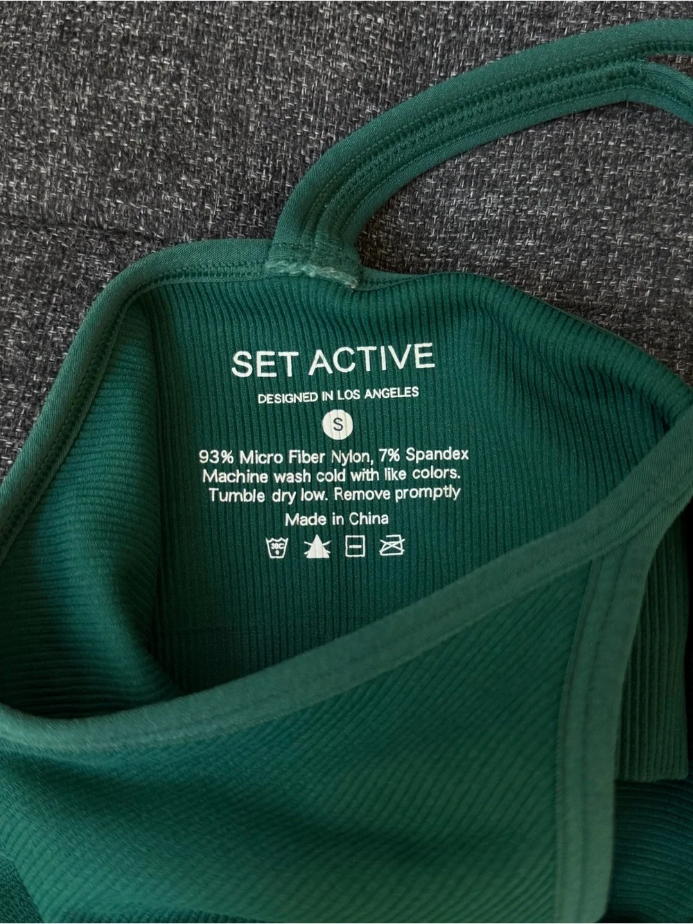 Set Active Matching Green Workout set - Size S - Brand New!